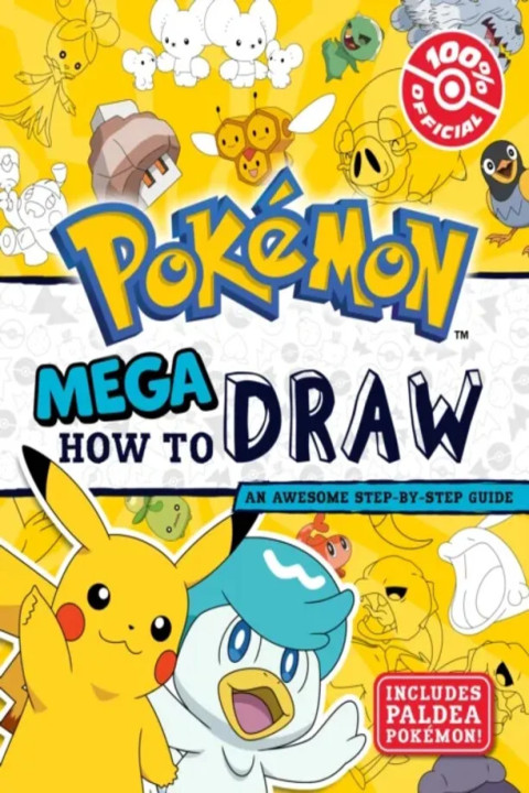 Omslag: POKMON MEGA HOW TO DRAW PB