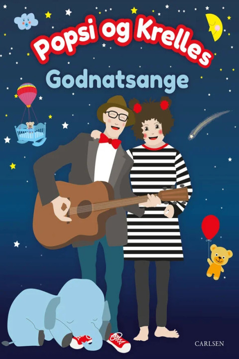Omslag: Popsi og Krelles godnatsange