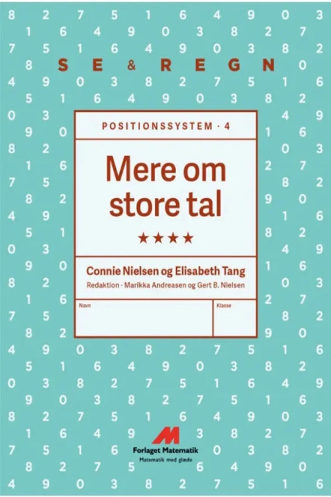 Omslag: Positionssystem 4 - Mere om store tal