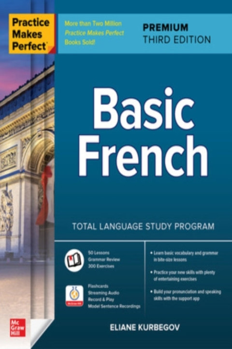 Omslag: Practice Makes Perfect Basic French Premium Third Edition