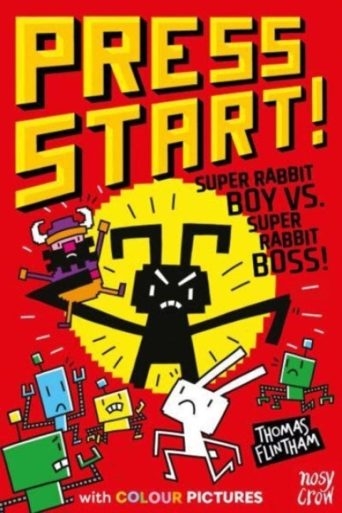 Omslag: Press Start! Super Rabbit Boy Vs Super Rabbit Boss!