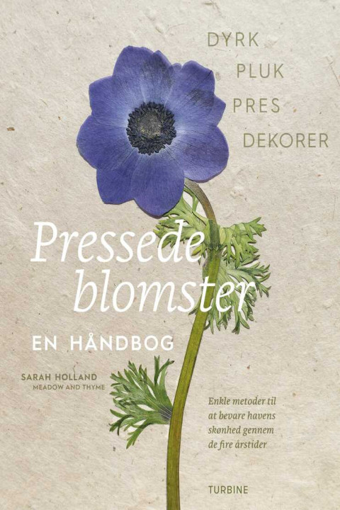 Omslag: Pressede blomster