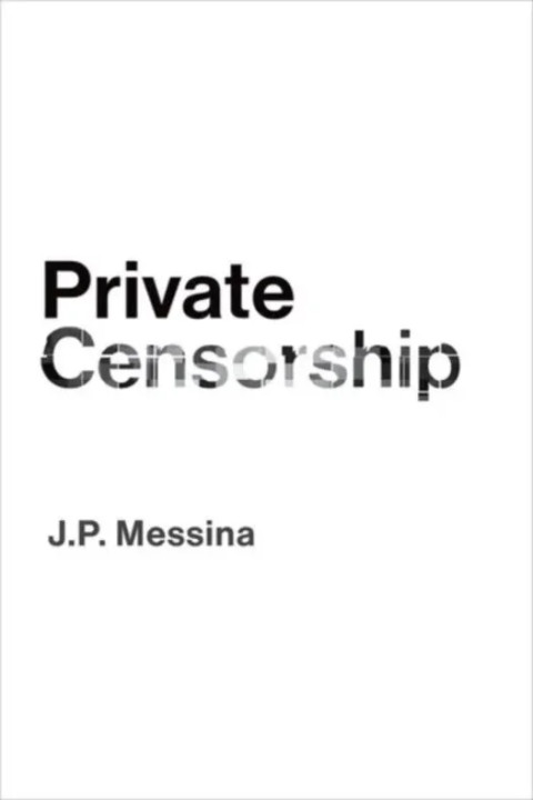 Omslag: Private Censorship