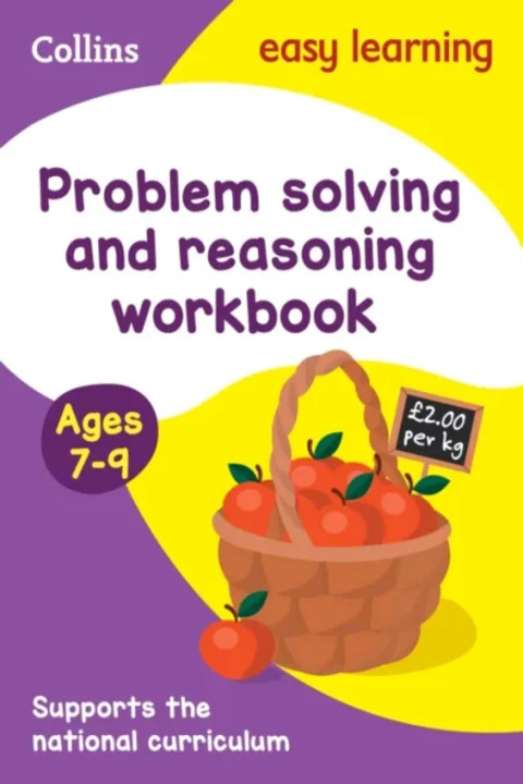 Omslag: Problem Solving and Reasoning Workbook Ages 7-9 - Ideal for home learning