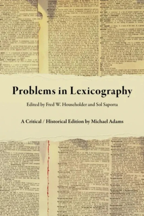 Omslag: Problems in Lexicography - A Critical Historical Edition