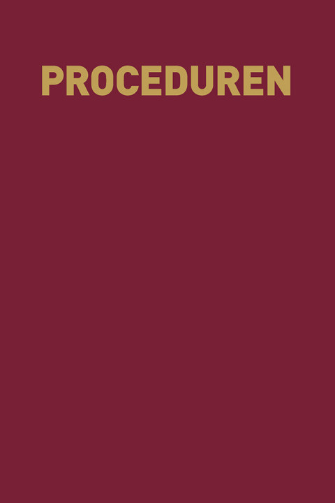 Omslag: Proceduren