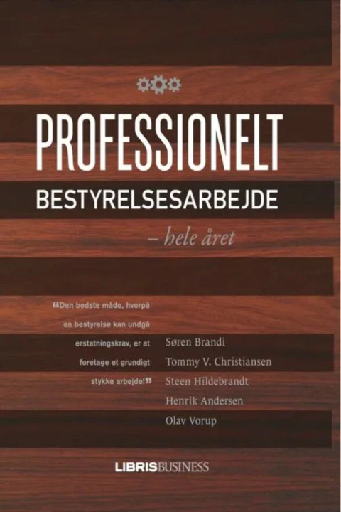 Omslag: Professionelt bestyrelsesarbejde - hele året