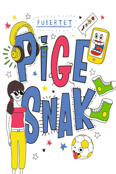 Omslag: Pubertet: Pigesnak