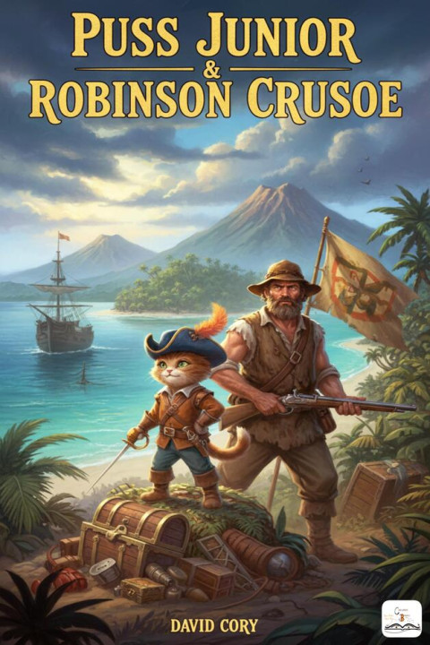 Omslag: Puss Junior and Robinson Crusoe