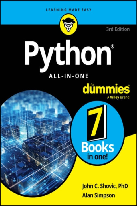Omslag: Python All-in-one for Dummies