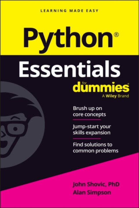 Omslag: Python Essentials for Dummies