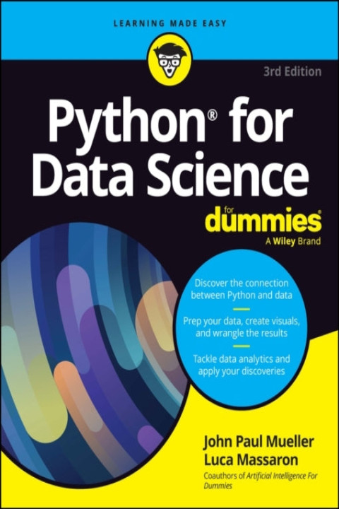 Omslag: Python for Data Science For Dummies