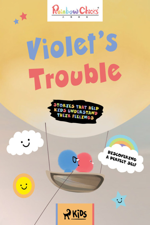 Omslag: Rainbow Chicks - Discovering a Perfect Self - Violetâs Trouble