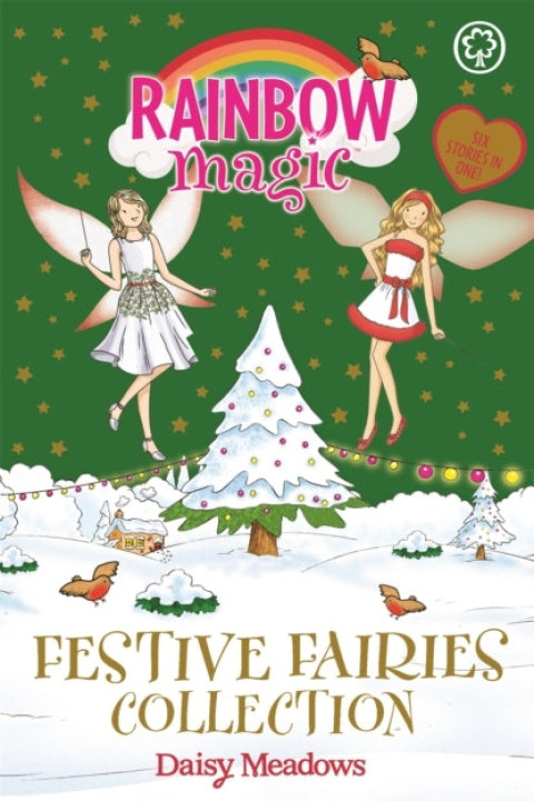 Omslag: Rainbow Magic: Festive Fairies Collection