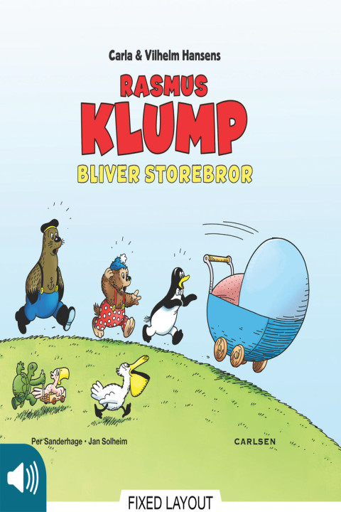 Omslag: Rasmus Klump bliver storebror