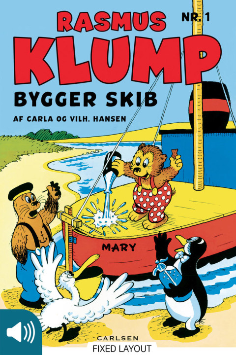 Omslag: Rasmus Klump bygger skib