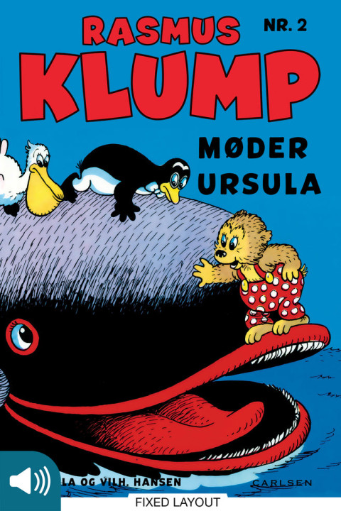 Omslag: Rasmus Klump møder Ursula