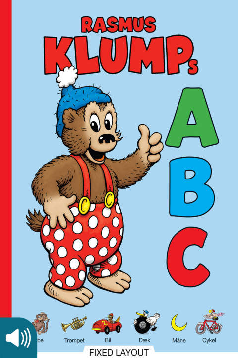 Omslag: Rasmus Klumps ABC
