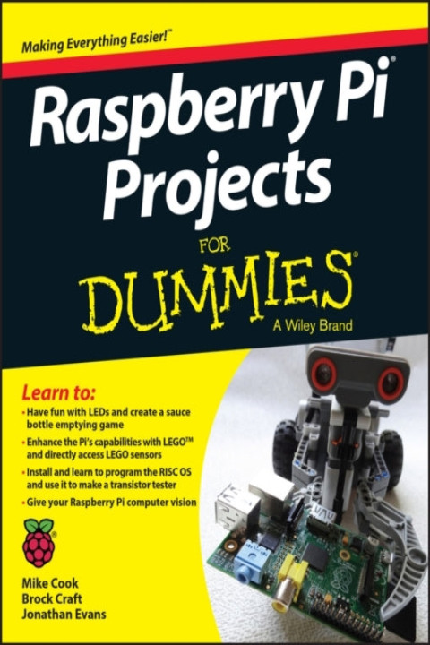 Omslag: Raspberry Pi Projects for Dummies