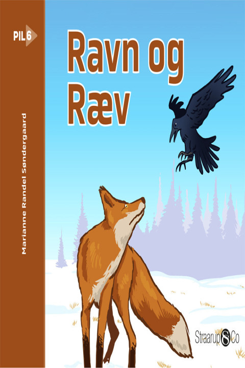 Omslag: Ravn og Ræv