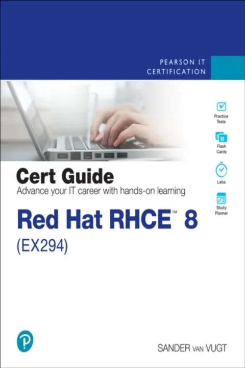 Omslag: Red Hat RHCE 8 EX294 Cert Guide
