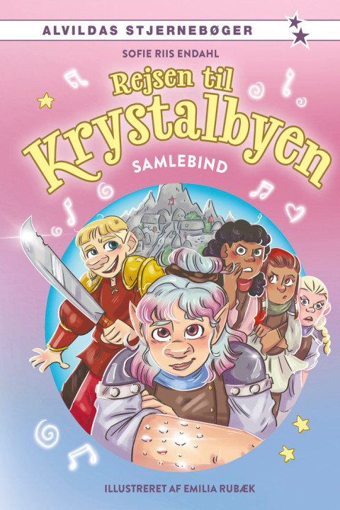 Omslag: Rejsen til Krystalbyen - Samlebind