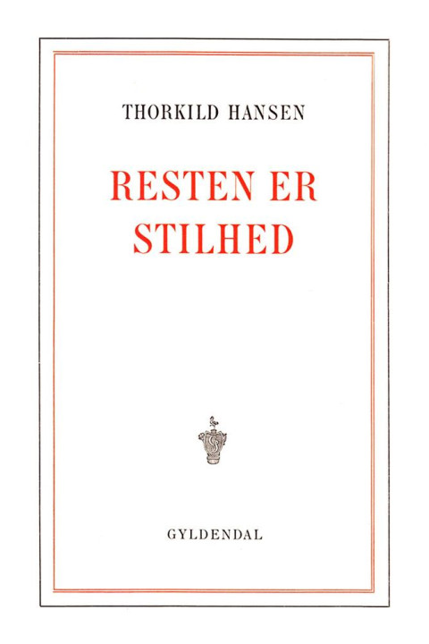 Omslag: Resten er stilhed