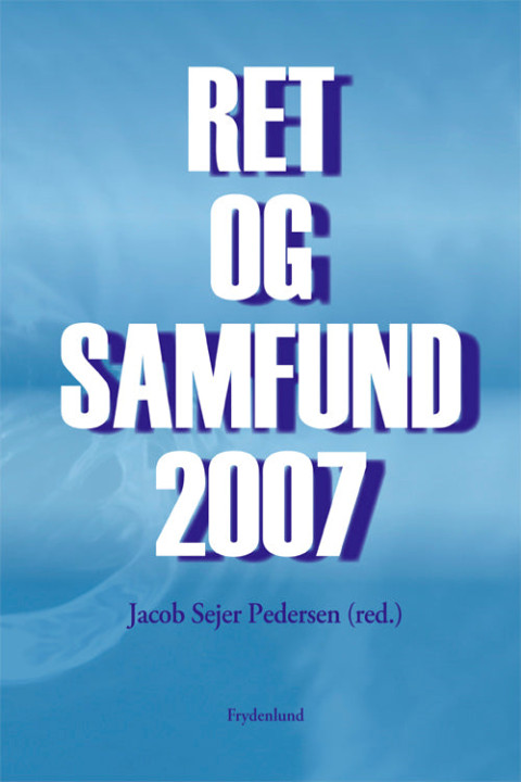 Omslag: Ret og samfund 2007