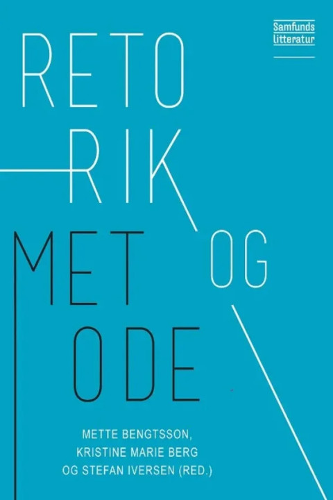 Omslag: Retorik og metode