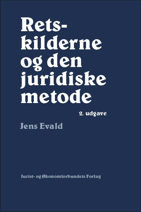 Omslag: Retskilderne og den juridiske metode