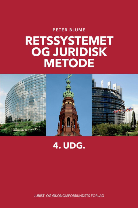 Omslag: Retssystemet og juridisk metode