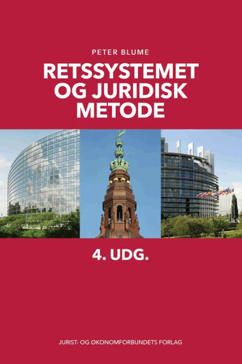 Omslag: Retssystemet og juridisk metode