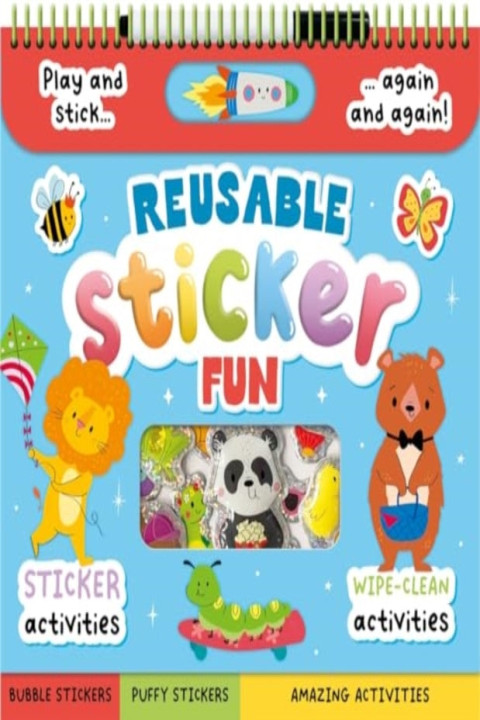 Omslag: Reusable Sticker Fun