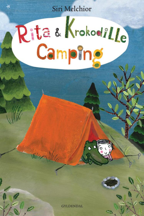 Omslag: Rita og Krokodille - Camping