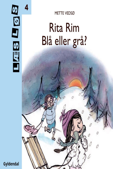 Omslag: Rita Rim. Blå eller grå?