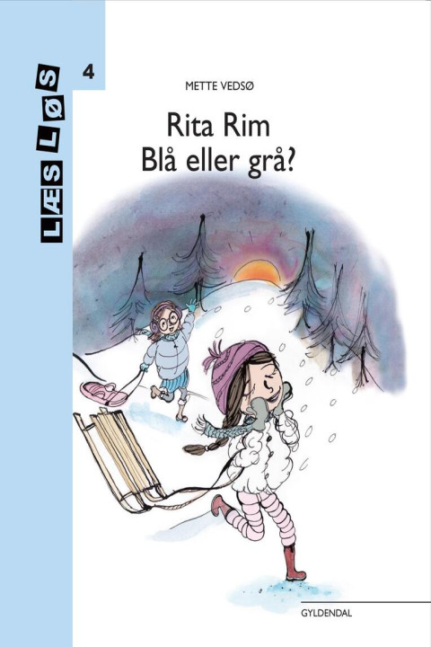 Omslag: Rita Rim. Blå eller grå?