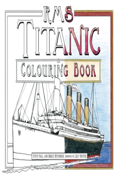 Omslag: Rms Titanic Colouring Book