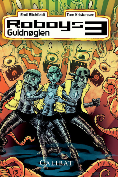 Omslag: Roboys 3 - Guldnøglen