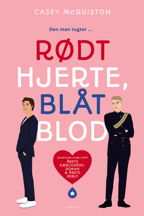 Omslag: Rødt hjerte, blåt blod