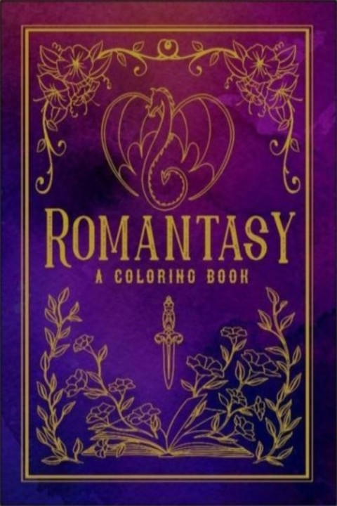 Omslag: Romantasy Coloring Book