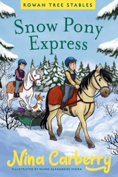 Omslag: Rowan Tree Stables 3 - Snow Pony Express
