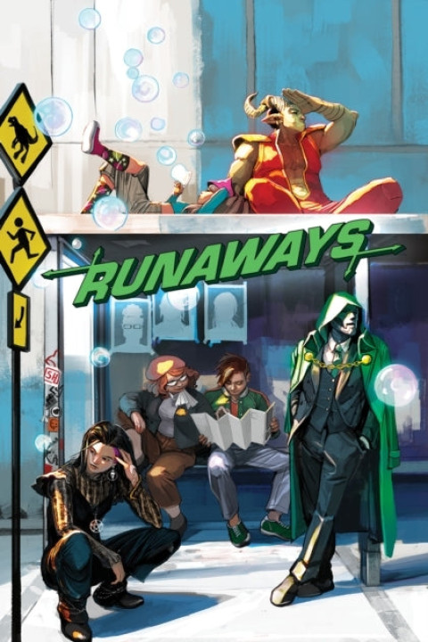 Omslag: Runaways
