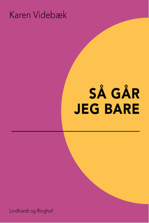 Omslag: Så går jeg bare