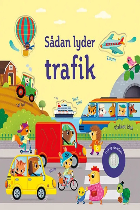 Omslag: Sådan lyder trafik - Med lyd
