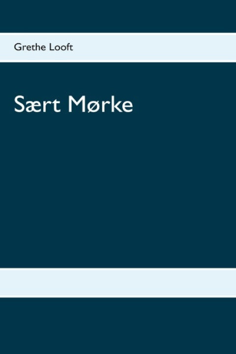 Omslag: Sært Mørke