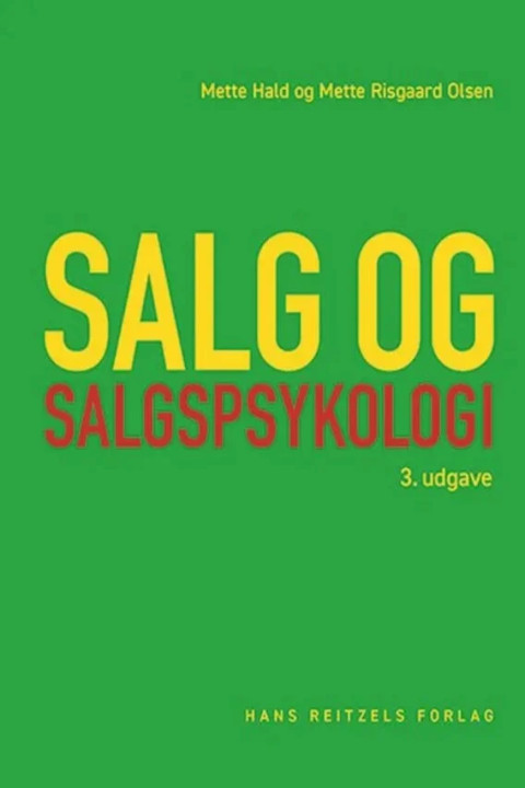 Omslag: Salg og salgspsykologi