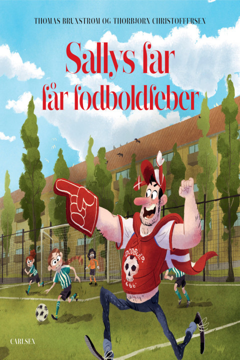 Omslag: Sallys far får fodboldfeber