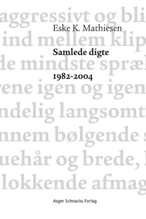 Omslag: Samlede digte 1982-2004