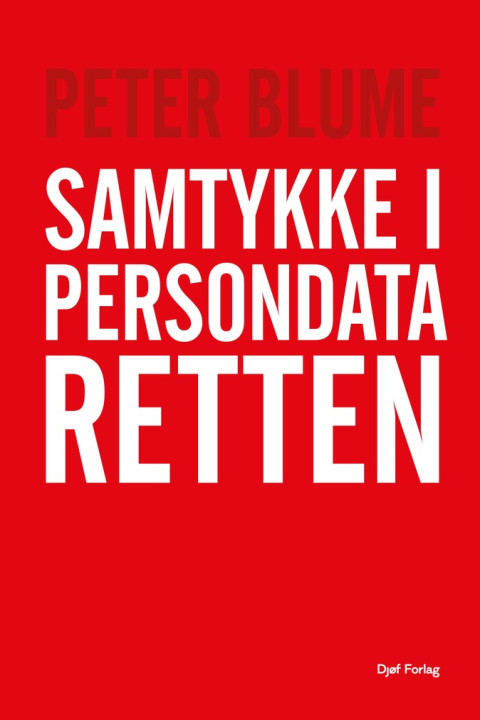 Omslag: Samtykke i persondataretten