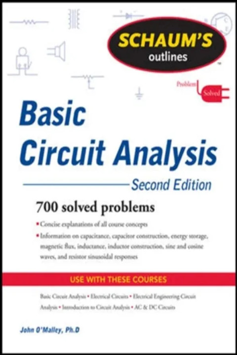 Omslag: Schaum s Outline of Basic Circuit Analysis, Second Edition